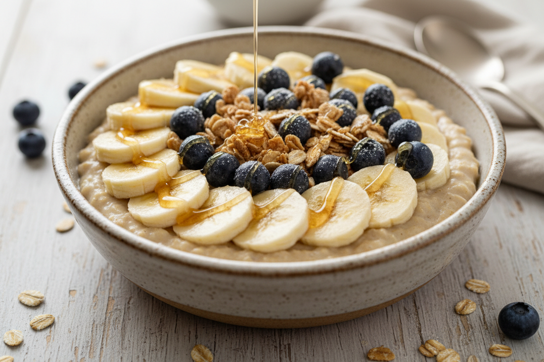 Vanilla protein oat bowl